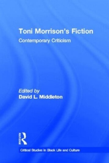 Toni Morrison's Fiction