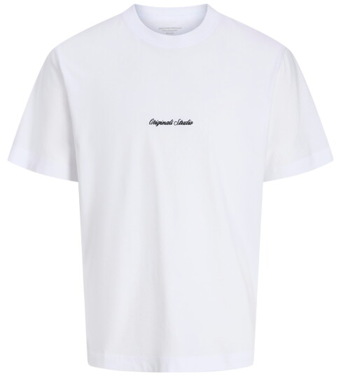 Jack & Jones Junior Bright White Jornorrebro Emb Tee Ss Cn Noos Jnr 128