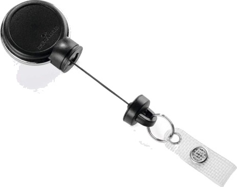 Durable 834901 Uttrekkbar Merkesnelle Svart 1 Stykker Plast 35 Mm 65 Mm