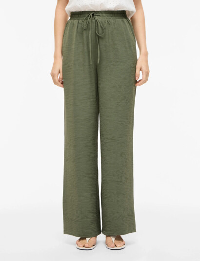 Vila Vijosa Hw Wide Pants Noos Green 36 Vila Vijosa Hw Wide Pants Noos Green 36