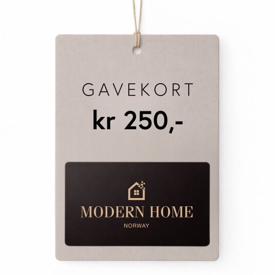Modernhome Gavekort 250 kroner Brun