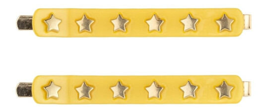 DARK Star Stud Bobby Pin Sun Yellow 2pcs DARK Star Stud Bobby Pin Sun Yellow 2pcs