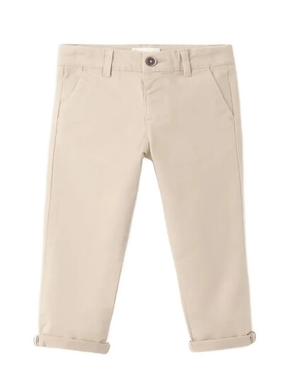 Mango Cotton Chinos Beige 2 3