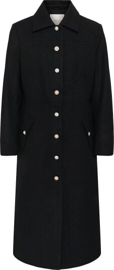 Cream Crtolsa Long Coat Black 42