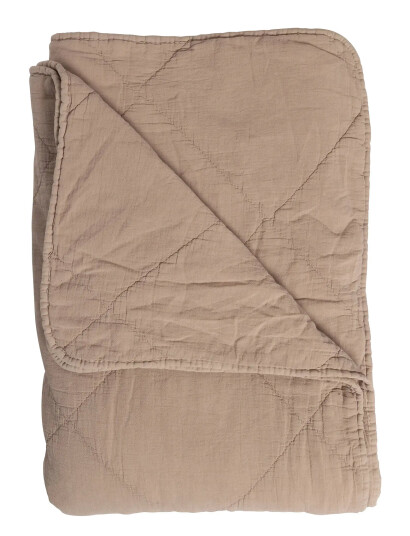 C"est Bon Cotton Throw - Beige - 140X200CM C"est Bon Cotton Throw - Beige - 140X200CM