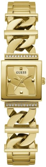 Guess Dameklokke GW0603L2 Runaway Gull/Gulltonet stål
