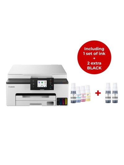 Canon Maxify GX1050 3-i-1 Fargeskriver med Etterfyllbare Blekkbeholdere Hvit Canon Maxify GX1050 3-i-1 Fargeskriver med Etterfyllbare Blekkbeholdere Hvit