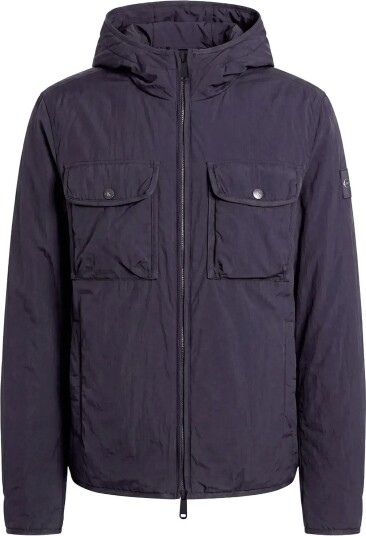 Calvin Klein Jeans Ls Crinkle Nylon Puffer Jkt Navy S