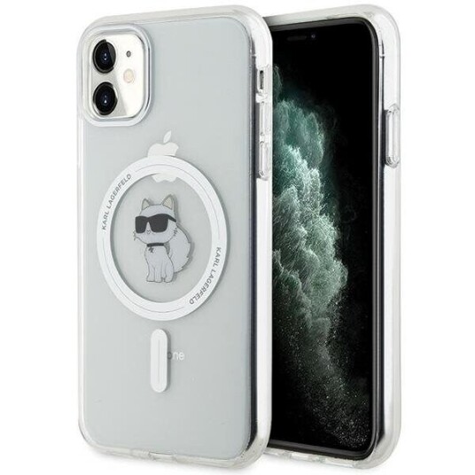 Dėklas Karl Lagerfeld Klhmn61hfccnot Iphone 11 /Xr Permatomas/Transparent Hardcase Iml Choupette Magsafe