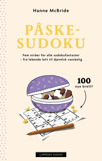 Påskesudoku  fem nivåer for alle sudokufantaster : fra lekende lett til djevelsk vanskelig