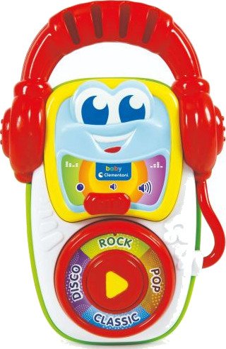 Clementoni Deejay Press & Play Musikleke - 19,6x14x6,6 cm - Flerfarget, Fra 6 Mnd