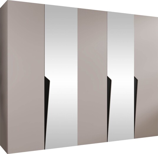 garderobeskap NO_BRAND Garderobeskap PIANO 2 250 cashmere Svart -