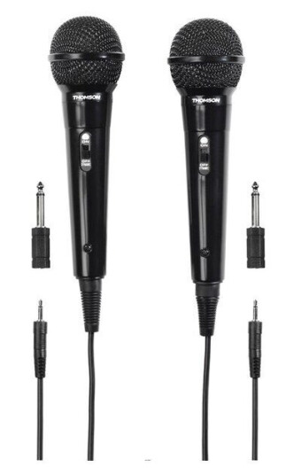 Thomson M135d, Karaokemikrofon, -76 Db, 70 - 13000 Hz, 600 O, Rundtagande, Dynamisk