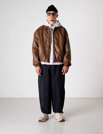 Woodbird Wbbao Biker Jacket - Brown - M