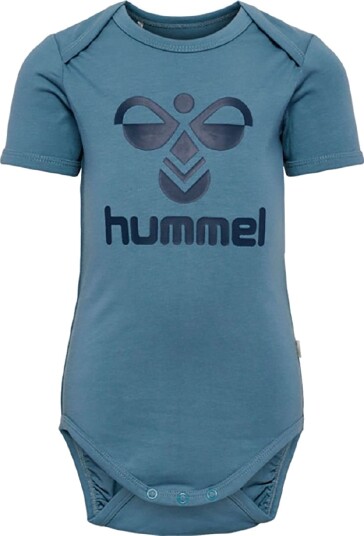 Hummel Body k/e   hmlMads   Blue Mirage   Hummel   68   Kortermet body   Blå   62
