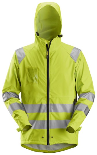 Snickers Workwear Regnjakke 8233 Gul High-Vis XL Snickers Workwear Regnjakke 8233 Gul High-Vis XL