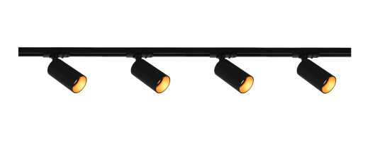 Other Brand Vox Grooves 2 meter spotskinne med 4 spotter. - Svart