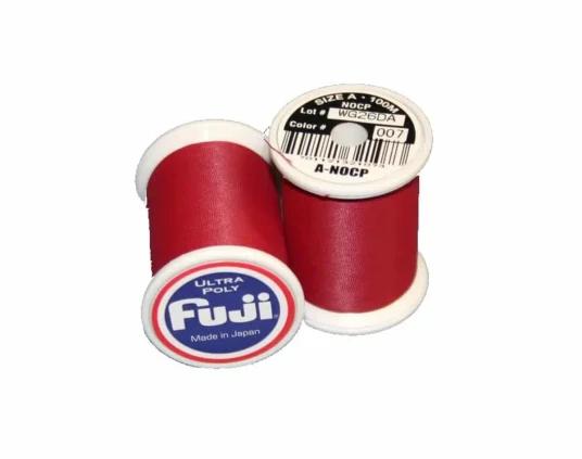 Fuji Ultra Poly NCP Stangsurretråd - Granat rød