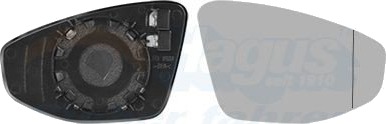 Speilglass ytterspeil VAN WEZEL 0367838
