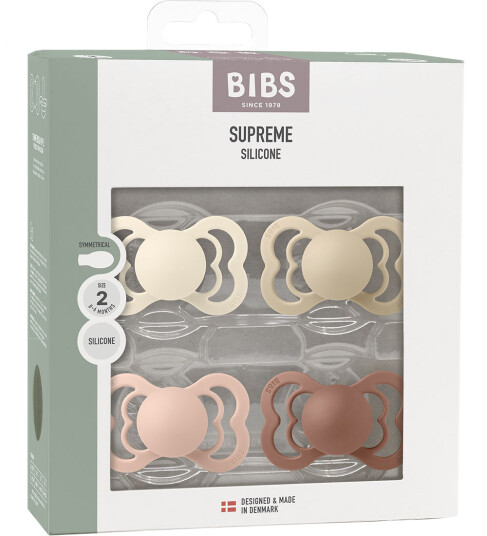 Bibs Supreme+ Smokker Str. 2 4 pack Symmetrisk Blush/Ivo 6 18 md Smokk Beige Hvit Rosa 62 86 Bibs Supreme+ Smokker Str. 2 4 pack Symmetrisk Blush/Ivo 6 18 md Smokk Beige Hvit Rosa 62 86