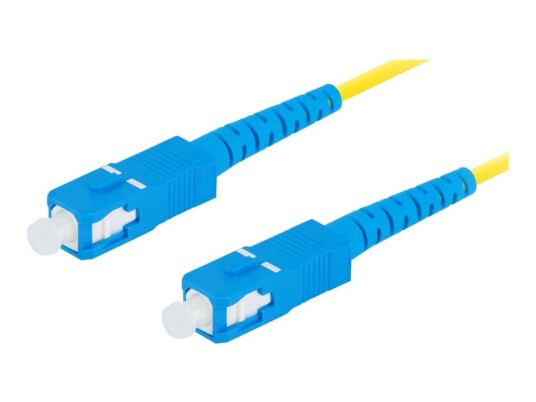 Lanberg - Koblingskabel - Sc/Upc-Enkeltmodus (Hann) Til Sc/Upc-Enkeltmodus (Hann) - 5 M - 3 Mm - Fiberoptisk - Simpleks - 9 / 125 Micron - G.657.A1 - Halogenfri - Gul - For P/N: Fp-Scup-Se21-1202-Mc Fp-Scup-Ss21-1202-Mc