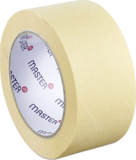 Afdækningstape Master"in Expert 80 °C Varmebestandig 50 Mm X 50.00 M Samlet Tykkelse 132 Μm Kerned 18 Stk. Afdækningstape Master"in Expert 80 °C Varmebestandig 50 Mm X 50.00 M Samlet Tykkelse 132 Μm Kerned 18 Stk.