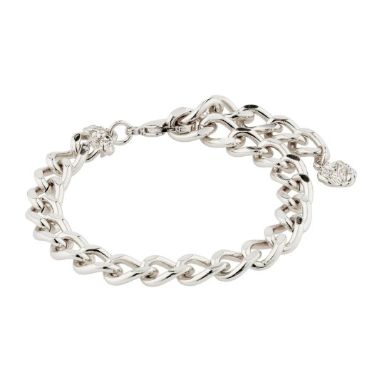 Pilgrim CHARM panserkjede armbånd sølvbelagt