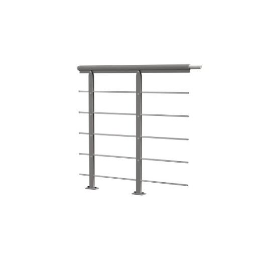 Dolle Design Spiral Reposgelender 1m Start Pearl Grey