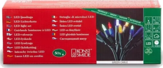 Konstsmide Christmas LED Flerfarget 50 lampe r 230 V 8,85 m 383 g Konstsmide Christmas LED Flerfarget 50 lampe r 230 V 8,85 m 383 g