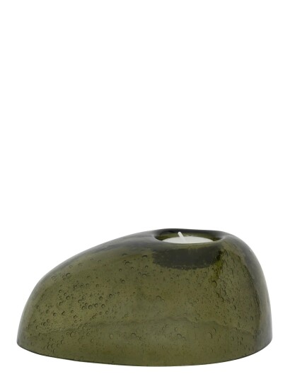 Urban Nature Culture Urban Nature Culture Tealight Holder Kivi Khaki green H18CM Urban Nature Culture Urban Nature Culture Tealight Holder Kivi Khaki green H18CM