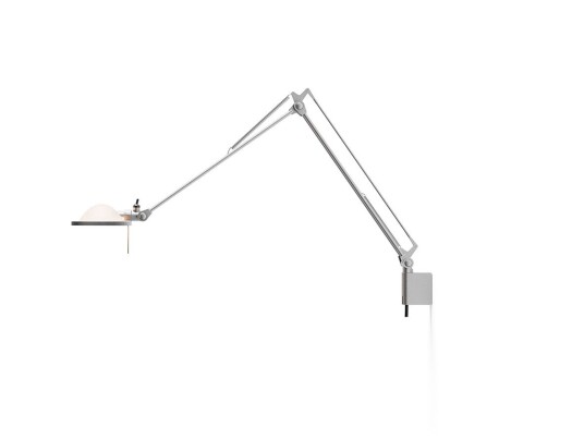 Luceplan Berenice Vegglampe 45x45 Hvit Glass/Alu