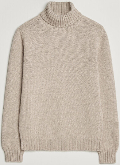 Fedeli Wool/Cashmere Rollneck Beige