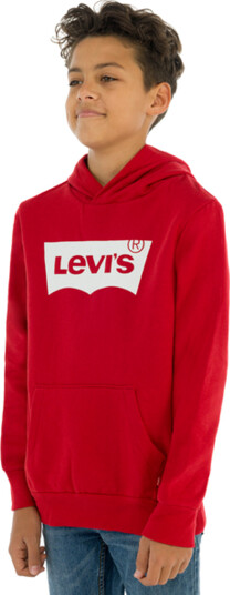 Levis Batwing Screenprint Hoodie Levis Red/ White (128 / 8 år)