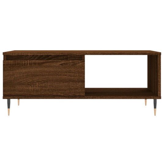 Salongbord brun eik 90x50x36,5 cm konstruert tre 8721012109469