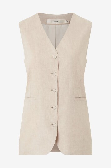 Inwear Linvest FaridaIW Waistcoat Beige Inwear Linvest FaridaIW Waistcoat Beige