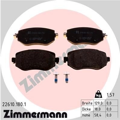 Bremseklosser ZIMMERMANN 22610.180.1