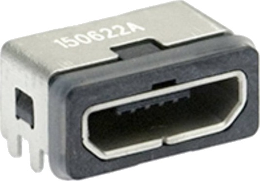 Usb-Pinne Sokkel Mol Micro Solutions Rettvinklet 2049261103 Molex – Innhold: 1 Stk
