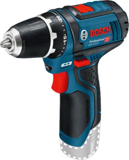 Bosch GSR 12V-15 Solo Softbag Drill Uten batteri Bosch GSR 12V-15 Solo Softbag Drill Uten batteri