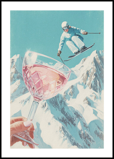 Sip and Ski Plakat Plakat / 100x150cm