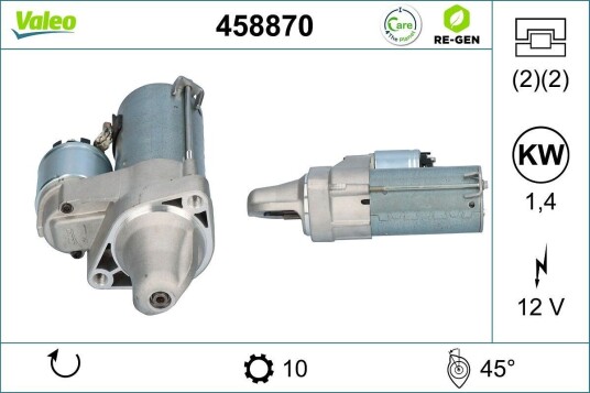 VALEO 458870 Starter