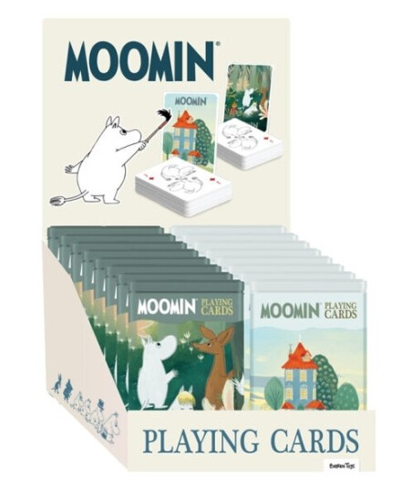 MOOMIN - Playing Cards Display - 16 units