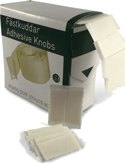 Putetape dobbeltsidig 100 stk limputer i størrelse 12 x 25 mm Putetape dobbeltsidig 100 stk limputer i størrelse 12 x 25 mm