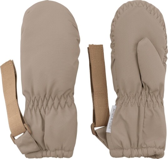 MINI A TURE Matcordt Fleece Lined Mittens   Brown   8 10Y