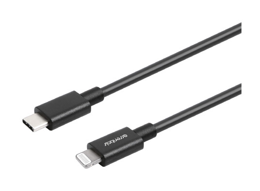 Essentials USB-C til Lightning Kabel 20cm MFi Svart Essentials USB-C til Lightning Kabel 20cm MFi Svart