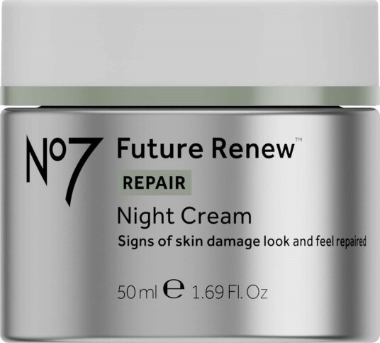 No7 Future Renew Nattkrem 50 ml med Peptider og Antioksidanter