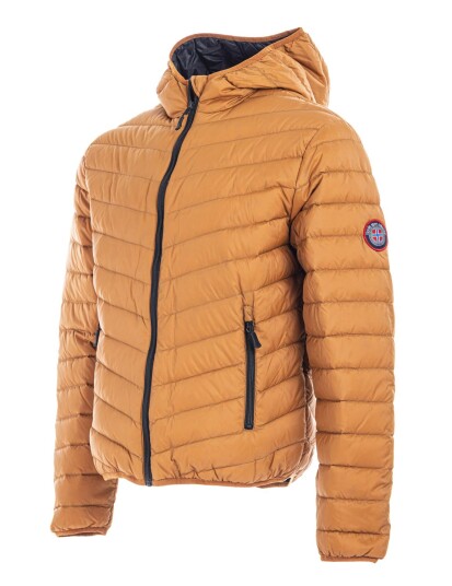 MoveOn  Røros Light Dunjakke m/hette Mens Rust rust 4XL