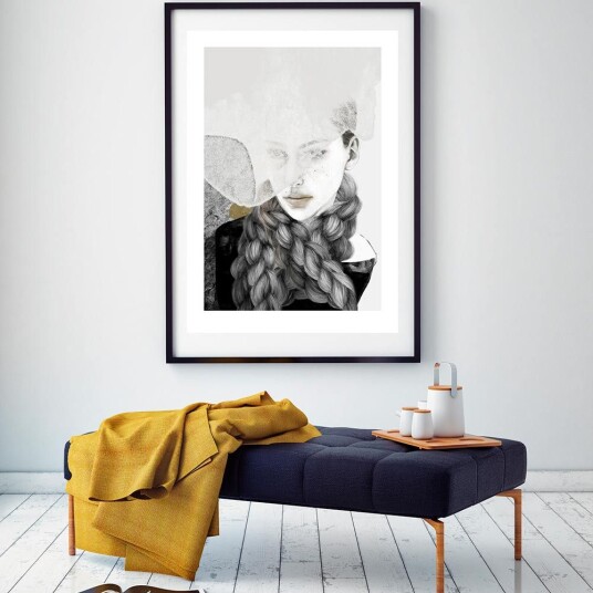 Anna Bülow Anna Bülow poster Braids 50x70 cm