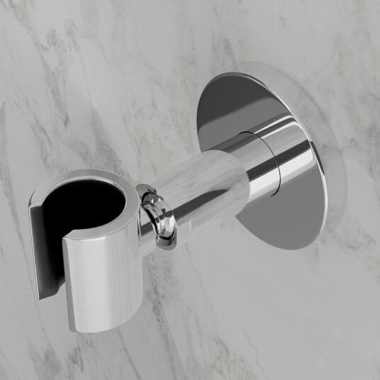 Scandtap Harmonized dusjholder, polert stål polished steel 70 x 70 x 95 mm