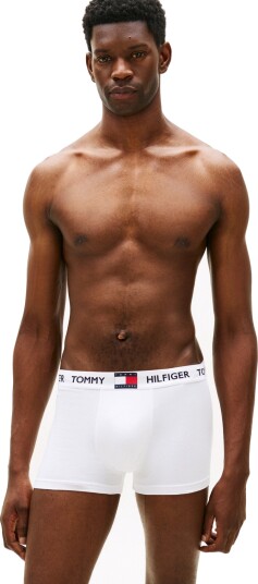 Tommy Hilfiger 3 Pack Cotton Trunk White XL