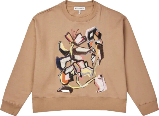 Munthe Dame Gensere & Hettegensere Brun M,
